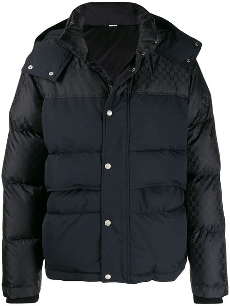 gucci gg puffer sn00|Gucci GG cotton canvas puffer jacket.